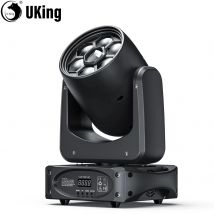 U'King 150W Bee Eye Moving Head Lichter RGBW Gobos Bühnenlichter DMX512 Steuerung DJ Lichter für Weihnachten Disco Party Club Bar Show