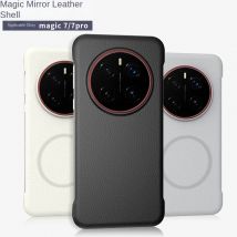 Für Huawei Honor Magie 7 Pro Fall Harte PU Drahtlose lade Schlanke Magnetische Schutzhülle Zurück Abdeckung Fall Für Magic 7 7 Pro Telefon Shell