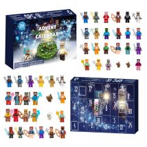 24 szt./zestaw Marvel Kalendarz Adwentowy Figurki Anime Figurki Akcji Model Klocki Konstrukcyjne Świąteczny Kalendarz Adwentowy Zabawki Odliczające Dni do Świąt