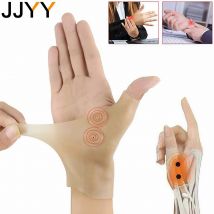 JJYY 1PC Terapia Magnetica Polso Mano Pollice Guanti di Supporto Gel di Silicone Artrite Correttore di Pressione Massaggio Guanti Sollievo Dal Dolore