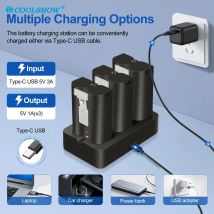 Batterie per Ring Video Doorbell 2 3 4 /3 Plus Batteria ricaricabile agli ioni di litio Faretto Cam Proiettore solare Batteria video 6040mah