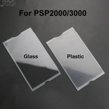 JCD Per PSP 2000 3000 PSP2000 Console di Gioco Obiettivo Dello Schermo di Vetro di Plastica Pannello di Visualizzazione Della Copertura Cornice Trasparente Copertura Dello Specchio Trasparente