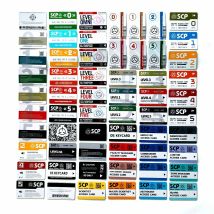 SCP-ID-Tastenkarte, SCP Secret Foundation-Karten, spezielles Logo Cosplay Access Grade Card GU-2552