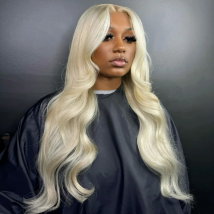 30 Zoll Blonde Perücke Körperwelle Spitze Vorne Perücke Echthaar 613 HD Spitze Frontal Perücken 13x4 Spitze lose tiefe Welle Frontal Perücken für Frauen