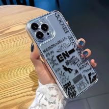 Koreanische Sänger Vollbild Englisch Telefon Fall Für iPhone 17 16 15 11 12 14 13 Pro Max Mini X XS XR 7 8 Plus SE4 16E Abdeckung Fundas