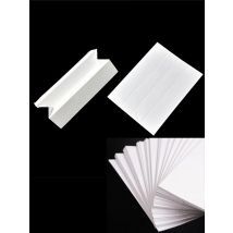White Paper Gemstone Zircon Diamond Color Grading Sorting Tray Foldable Diamond Grading Card Gemological Teaching tools 15Pcs