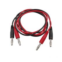Rot Schwarz 4mm Bananenstecker Auf 4mm Bananenstecker Männlich Messleitungen Stecker Elektrische Multimeter Test Kabel Drähte