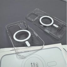 Per MagSafe Custodia per telefono trasparente originale per iPhone 17 16 15 14 13 Pro Max Plus17 Air Ricarica wireless Animazione Cover per telefono