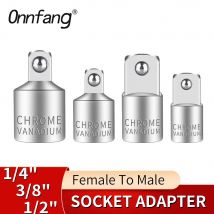 Onnfang Sockel Adapter Antriebs kopf Ratschen schlüssel 1/4 Zoll Chrom Vanadium Stahl für Auto Fahrrad Garage Reparatur werkzeuge