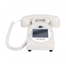 Retro style wedding party video guest book phone retro phone booth  message recording MP4 video audio message book phone