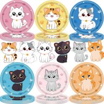 Cartoon Katze Einweg Party Platten Nettes Kätzchen Geburtstag Themed Gerichte Geburtstag Party Dekoration Party Liefert Baby Dusche