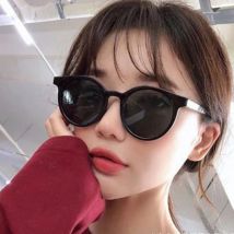 Koreanische Retro Vollformat Runde Sonnenbrille Sonnenbrille Männer Frauen Retro Runde Outdoor Sonnenschutz Angeln Sonnenbrille UV400 Schutz