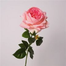 5Pcs Feel Moist Austin Latex Rose Real Touch Sztuczne kwiaty Luksusowa dekoracja domu Impreza Ślub Róże Bukiet kwiatowy