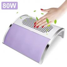 LULAA Powerful Nail Vacuum Dust Collector Electric Nails Filter for Manicure Nail Fan Dust Collector with 2 Powerful Nail Fan