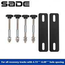 Grundplatten-Kits für universelle Schienen befestigungs stifte für Traktion platinen für alle Wiederherstellung schienen mit einem Loch abstand von 1/4 "-3/8"