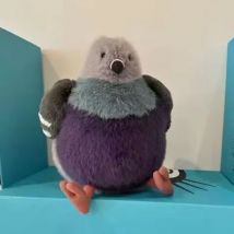 23cm Fat Pigeon Plush Toy Cartoon Fluffy Bird Doll Xmas Gift Doll Pet Companion Toy Ornaments Xmas Birthday Gift