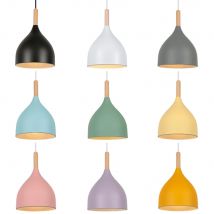 Lampade a sospensione moderne Lampadario macaron per ristorante Camera da letto Luci a sospensione Soggiorno Camera da letto Cucina Decor Illuminazione per interni
