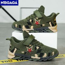 New Children Sneakers for Boys Mesh Breathable Running Sports Shoes Fashion Leisure Trainers Kids Walking Size 29-39