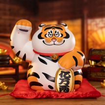 52TOYS Chubby Tiger – Tiger Power, Spielzeug-Desktop-Dekoration zum Sammeln, Höhe: ca. 16 cm