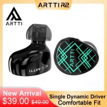 ARTTI R2 Auricolari HiFi In-Ear Diaframma al berillio da 10 mm Bobina dinamica Cuffie con monitor IEM cablate con spina 0,78 2 pin 3,5/4,4 mm