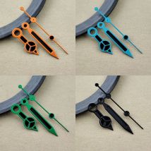 NH35 Hände Keine Leucht Mercedes Benz uhr Hände Schwarz Öl Farbe Hände Uhr Zubehör Für NH35 NH36 4R 7S Bewegung