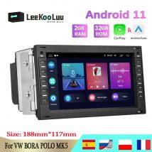 LeeKooLuu 2 Din Auto Radio GPS Navigation Multimedia Player Für VW BORA POLO MK3 4 PASSAT B5 Jetta