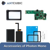 ANYCUBIC Photon Mono accessori serbatoio vasca in resina UV, schermo LCD monocromatico 2K, scheda madre, pellicola FEP
