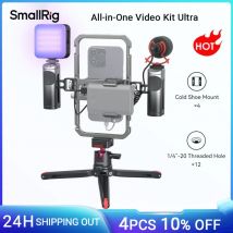 Kit video all-in-one SmallRig Kit video per vlogging per telefono cellulare con microfono leggero per treppiede per iPhone 17/16 Pro/Max per Huawei -3591C