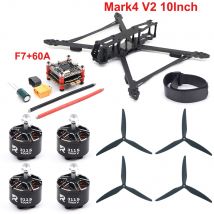 Mark4 V2 10 pollici 427mm FPV Racing Freestyle Drone Kit telaio F722 F7 Controllo di volo 60A 4IN1 ESC 3115 900KV Motore 1050 Elica