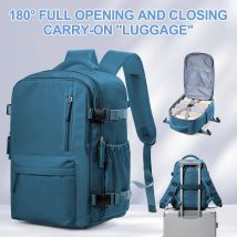 Zaino da viaggio Borsa da cabina, Zaino Ryanair 40x20x25 Carry-Ons, Zaino per laptop da 15,6 pollici per uomo e donna, Zaino casual 40x28x17