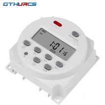 GTHURCS 220V 110V 24V 12V CN101A interruptor temporizador Digital LCD temporizador de potencia interruptor de tiempo programable relé 16A alta calidad CN101