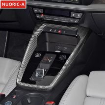 Carbon Faser Farbe Center Konsole Getriebe Shift Rahmen Dekoration Abdeckung Trim Für Audi A3 8Y 2021-2022 LHD Auto Styling innen