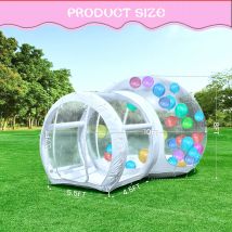 Novità Gonfiabile 3M 10FT PVC Bubble House Gonfiabile Chlidren Giocattoli Castello commerciale all'aperto con 750W Air Blower 100 palloncini