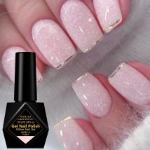 10ml Snowflakes Nail Salon Supplies Gel DIY Manicure UV LED Curing Long Lasting Saok Off Varnish for Women Girl Nail Decorations