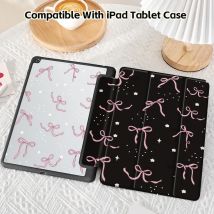 Hülle für iPad 10,2/9,7/10,9 Zoll Hülle, transparentes Acryl, doppelseitiger Druck, optional mit kapazitivem Stift-/Filztaschenset