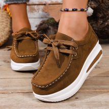 Frühling und Herbst Flacher Mund Runder Kopf Einfarbig Flache Turnschuhe Modische Neue Bequeme frauen Casual Schuhe