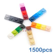 1500 stücke DIY Bausteine 1x1 Punkte 25 Farbe Pädagogisches Kreative Größe Kompatibel 3024 Spielzeug für Kinder dünne Zahlen Ziegel