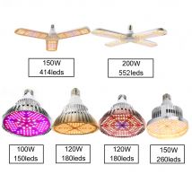 LVJING E27 100W 120W 150W 200W LED coltiva la luce lampadina a spettro completo fiore frutta pianta in vaso lampada per la crescita della piantina