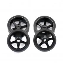 2,5/5,5 Grad Hartplastik Driftreifen Metallfelge für Wltoys 284131   K969 K989 Kyosho Mini-Z 1/28 RC Auto Upgrade Teile