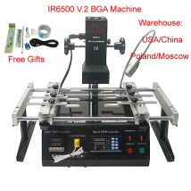 Stazione di saldatura 2 zone IR6500 V.2 Pro Macchina di rilavorazione Bga a infrarossi 2300W Saldatura per saldatura di riparazione di chip