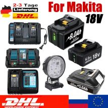 Bl1850 für makita 18v batterie wiederauf ladbare batterie 18650 lithium-ionen zelle geeignet für makita elektro werkzeug bl1860 bl1830 lxt400