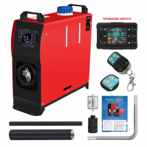 Grzejnik powietrza na olej napędowy 12/24V 2/5/8KW, nagrzewnica postojowa z alarmem CO, Bluetooth, uniwersalny grzejnik samochodowy do ciężarówek, łodzi, kamperów