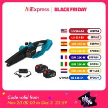 Drillpro Sega elettrica senza spazzole da 6 pollici Oliatore automatico Motosega da giardino per legno Utensili elettrici per la lavorazione del legno per giardino per batteria da 18 V