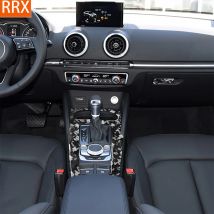 Für audi a3 8p 8v 8y 2007-2015 geschmiedete Kohle faser Aufkleber Schalt getriebe Tür verkleidung Auto Innen zubehör dekorativ