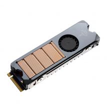 Lüfter SSD Kühler Professionelle Temperaturregelung Metall PWM Lüfter Festplatte Kühlkörper Wärmeleitpad für M.2 SSD