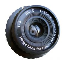 Nuovo obiettivo Holga HL-C 60 mm f/8.0 livello professionale di alta qualità per fotocamera reflex Canon DSLR parti nere accessorio per fotocamere