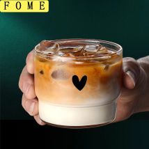 2/4 stücke Transparent Glas Mousse Tasse Set Pudding Tasse Gelee Joghurt Mousse Dessert Tasse Hitzebeständige Kaffee Milch Becher 300 ml