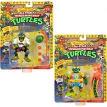 Teenage Mutant Ninja Turtles Classic Sewer Sports Action Figure 4.50inches  Slap Shot Leonardo Sewer Surfer Michelangelo 2-Pack