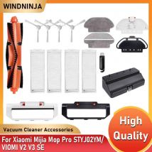 Ricambi per Xiaomi Mi Robot Vacuum-Mop Pro STYTJ02YM 2S/3C Viomi V2 V3 SE Conga 3490 3690: Spazzola Principale, Spazzola Laterale, Filtro HEPA