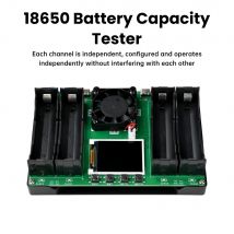 Nowy 4-kanałowy tester pojemności baterii z wyświetlaczem LCD typu C, tester pojemności baterii 18650 MAh, tester rezystancji wewnętrznej baterii
